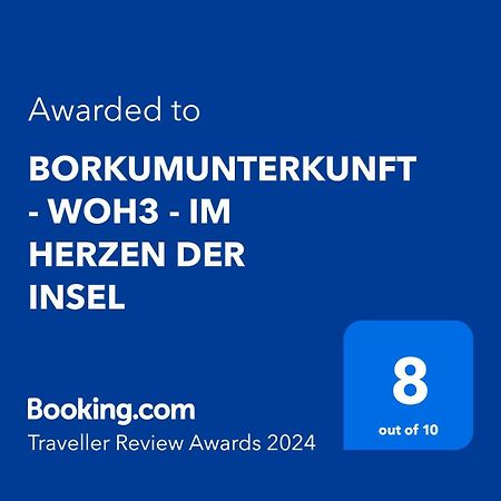 Borkumunterkunft - Woh3 - Im Herzen Der Insel Bagian luar foto